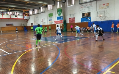 Imatge del partit de la primera jornada entre Pia i CNS
